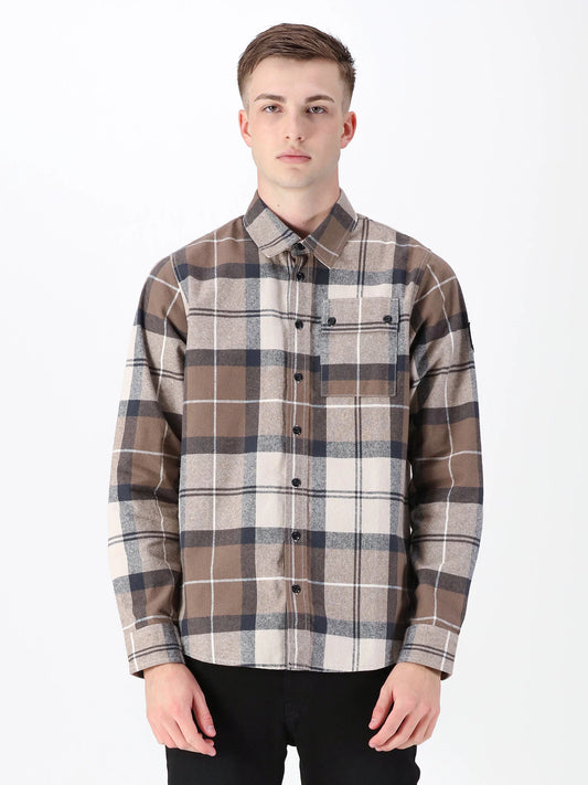 EIGHTOAKS CHECKED OVERSHIRT