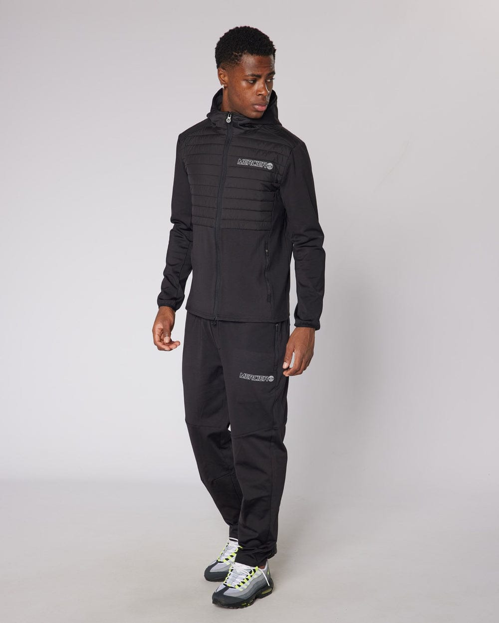 BLACK DYNAMIC REFLECTIVE FULL TRACKSUIT