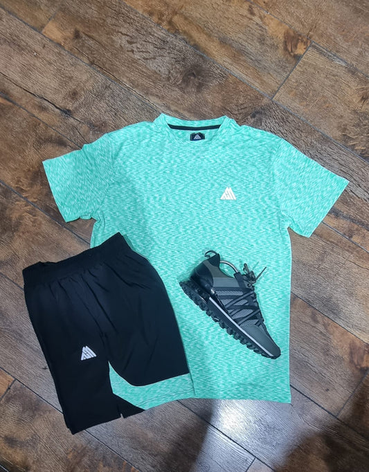 MENS T-SHIRT & MATCHING SHORT SET