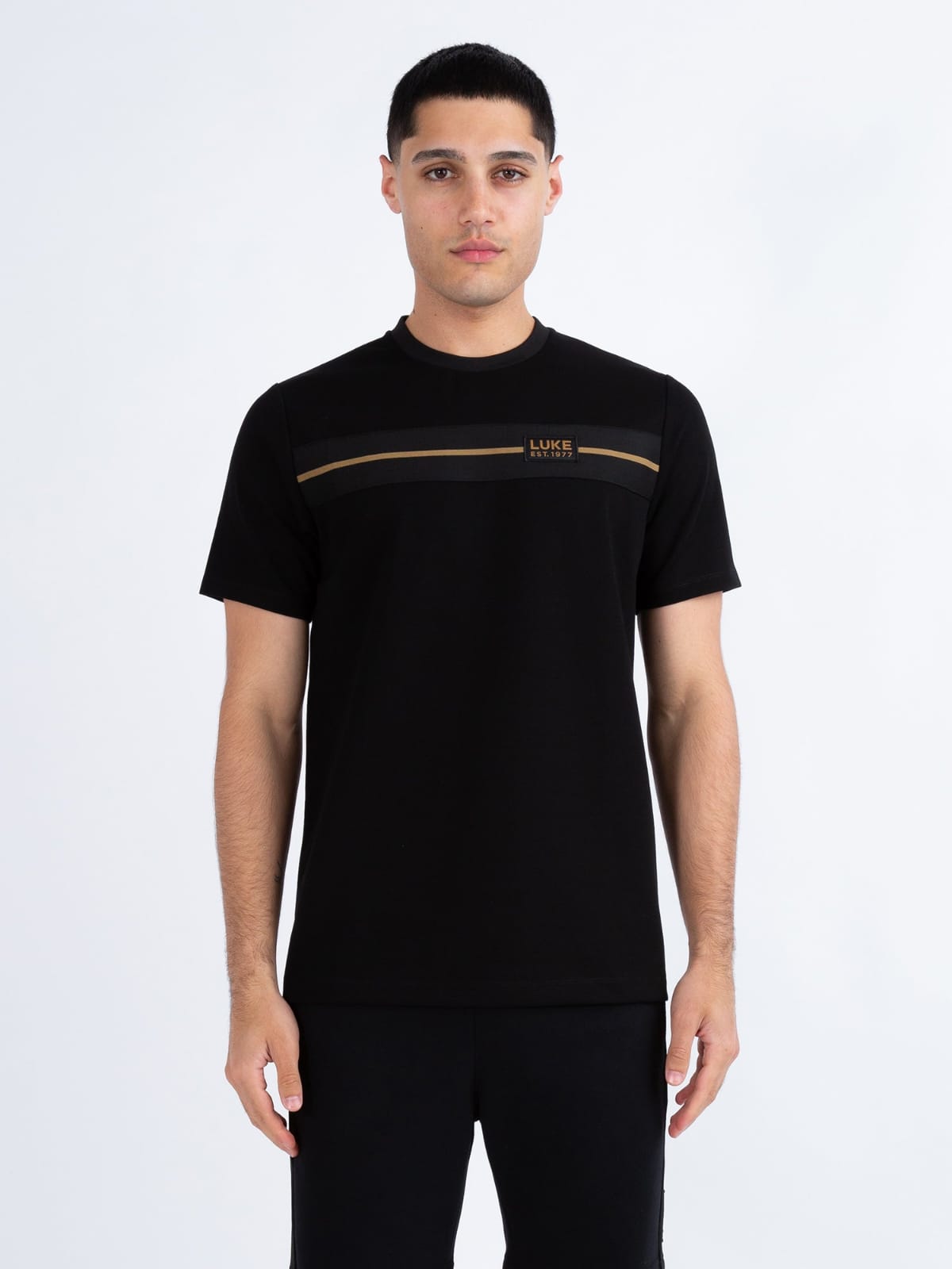HOPKINS CHEST TAPE PIQUE T-SHIRT