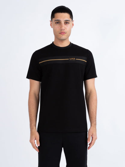 HOPKINS CHEST TAPE PIQUE T-SHIRT