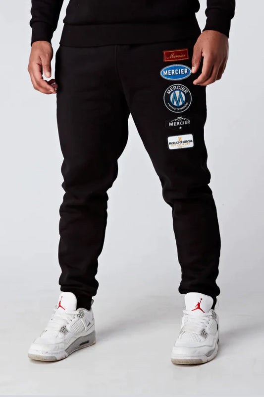 BLACK MERCIER HYBRID BADGE BOTTOMS